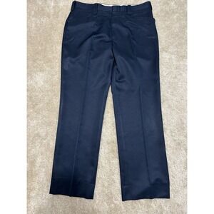 Vintage Taos Country Dress Pants Mens 36 Blue Western Collection Straight Leg